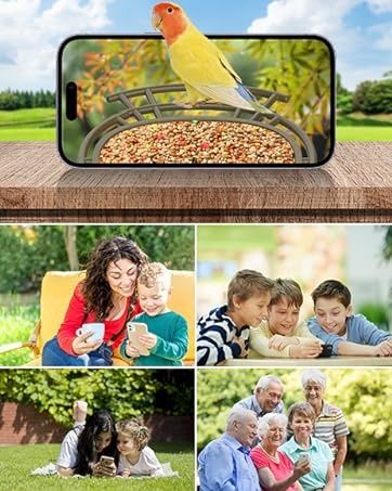 SMART интелигентна хранилка за птици lollyes с камера за наблюдение