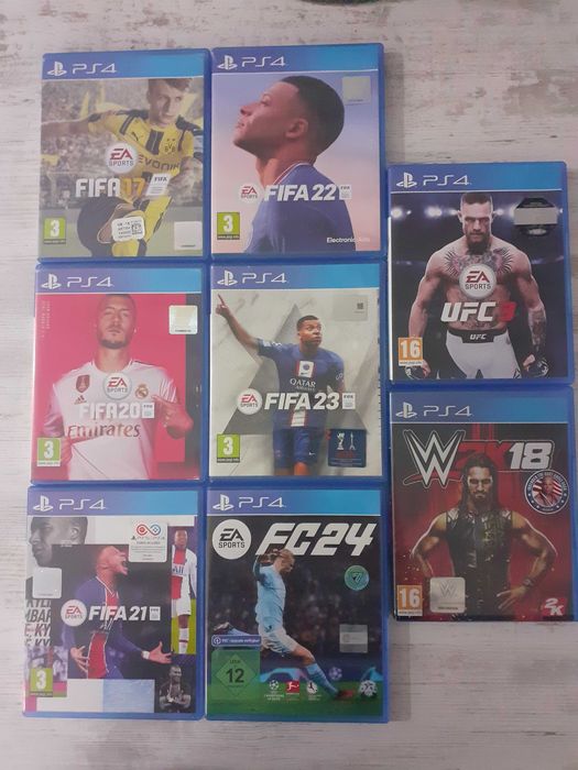 Плейстейшън 4, станция, 1 джойстик, игри