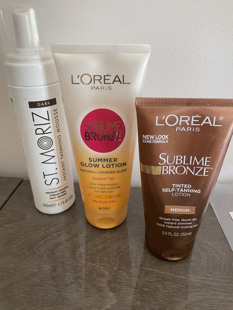 Victoria’s secret;Decleor,автобронзант,мус St.Moriz;крем Lancaster