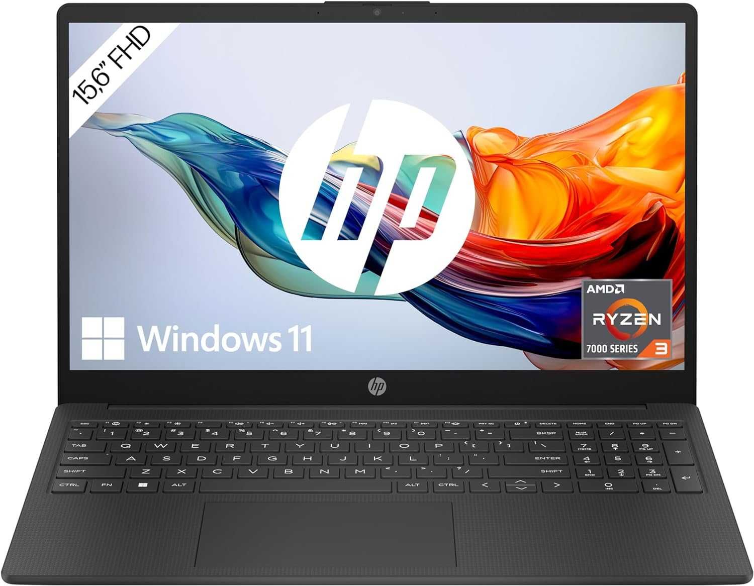 HP 15  FHD AMD Ryzen 3 7320U, 4 GB RAM, 256 GB SSD