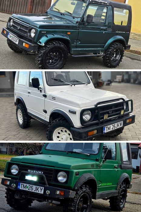3 x Suzuki samurai 1.3 benzina, Pretul afisat pentru 1 x Autoturism !!
