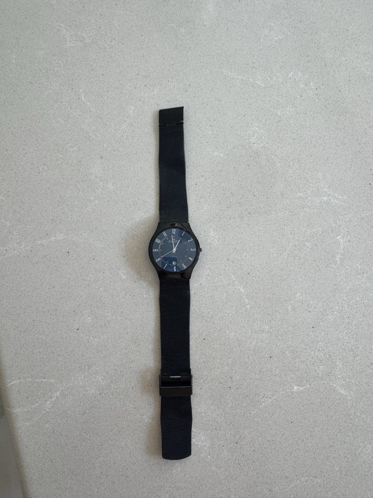 Черен часовник Skagen