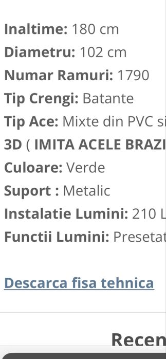 Brad Twinkly cu instalatie smart