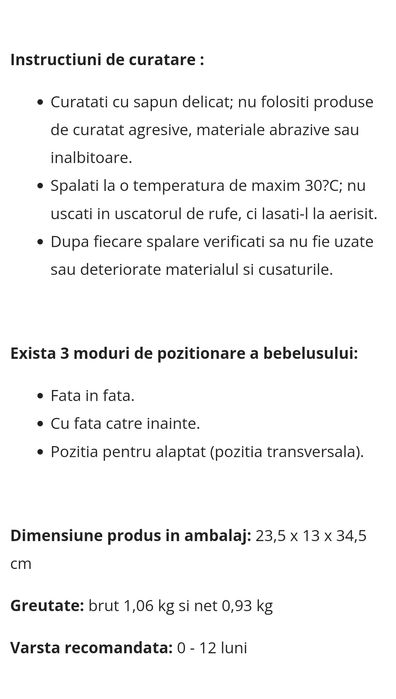 Marsupiu Lorelli weekend 3 pozitii