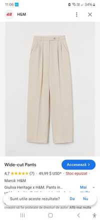 Pantaloni wide leg Giuliva h and m