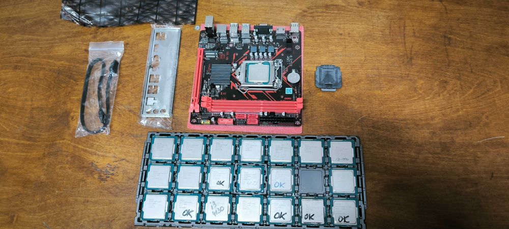Комплекты Mb+CPU X8-VB, Intel H81, LGA1150, ОЗУ 2xDDR3 максимум 16Гб.