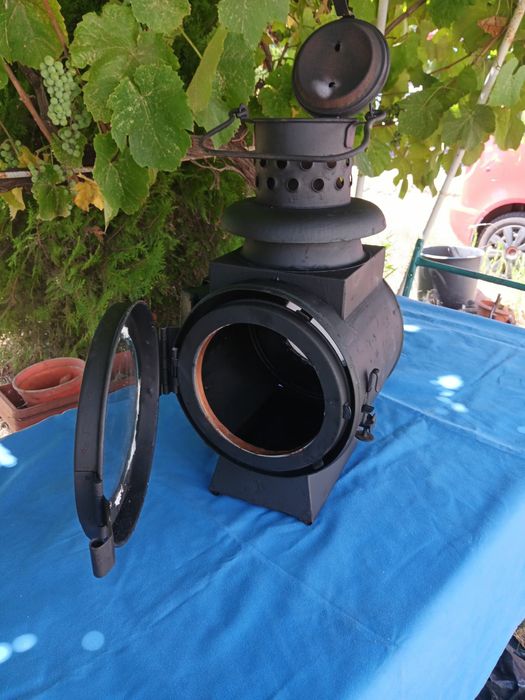 Старинен голям транспортен газов фенер