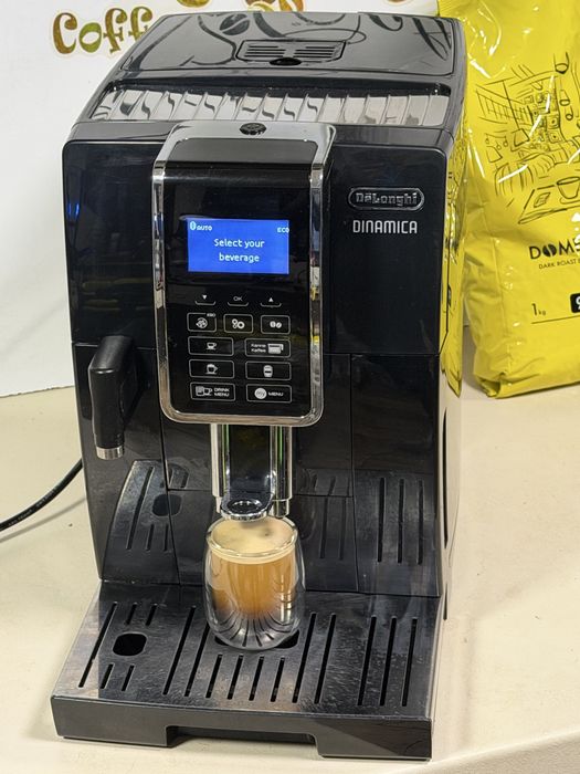 Кафемашина кафе автомат delonghi dinamica с гаранция