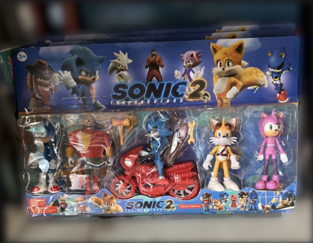 Фигурки за торта, Супер Соник 12см, Sonic