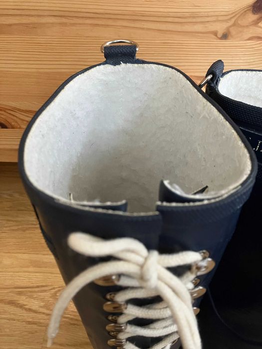 Гумени ботуши Ilse Jacobsen, номер 41, с връзки, ватирани отвътре