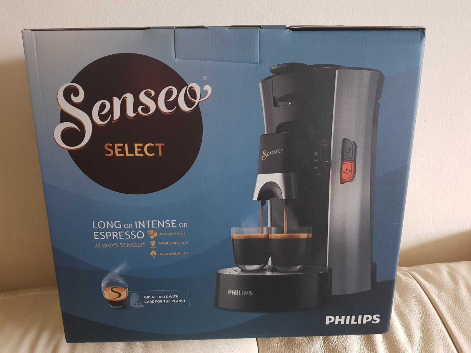 НОВА, НЕРАЗПЕЧАТАНА кафемашина Philips Senseo SELECT Черна CSA250/11