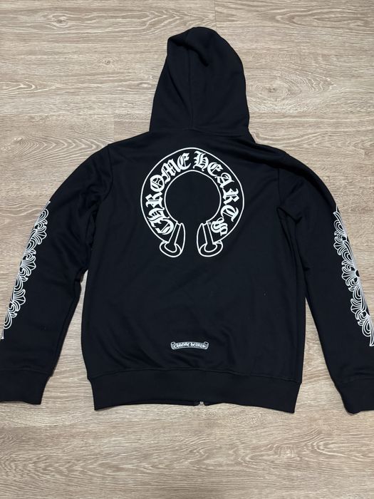 Chrome Hearts zip-up hoodie