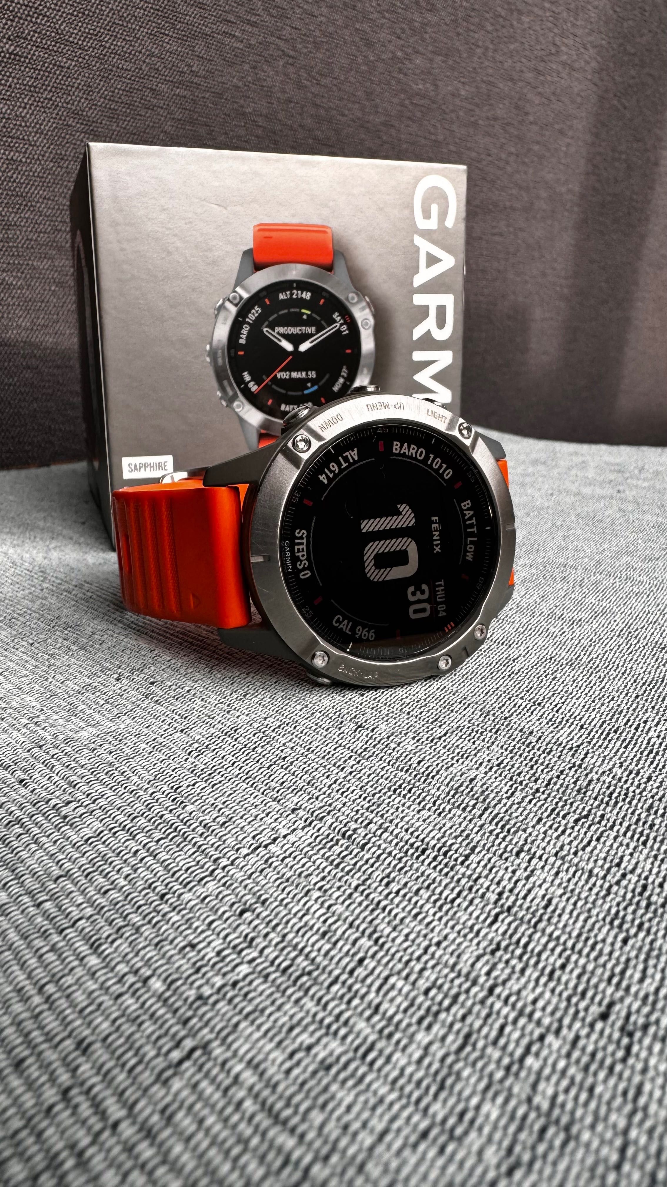 Часовник GARMIN fenix 6 Sapphire Titanium