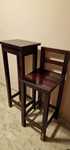 Set 2 Scaune Bar Wenge plus masă