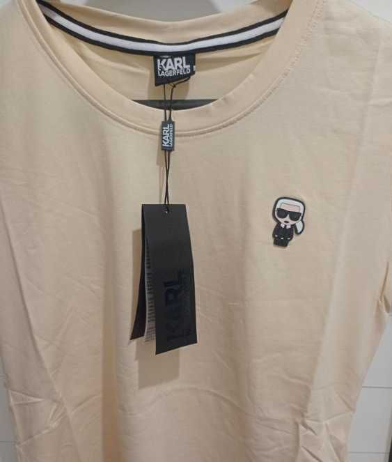 Оригинална чистно нова дамска тениска Karl Lagerfeld - размер С