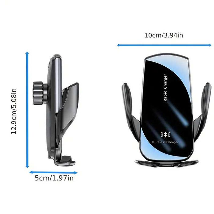 Suport telefon masina,incarcare wireless, montare pe aerisirea masinii