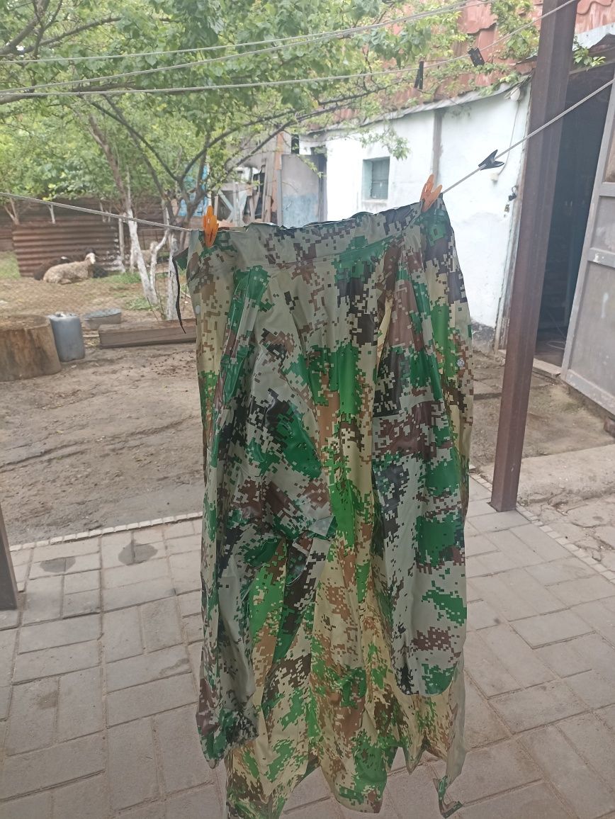 Дождевик резиновый камуфляжный