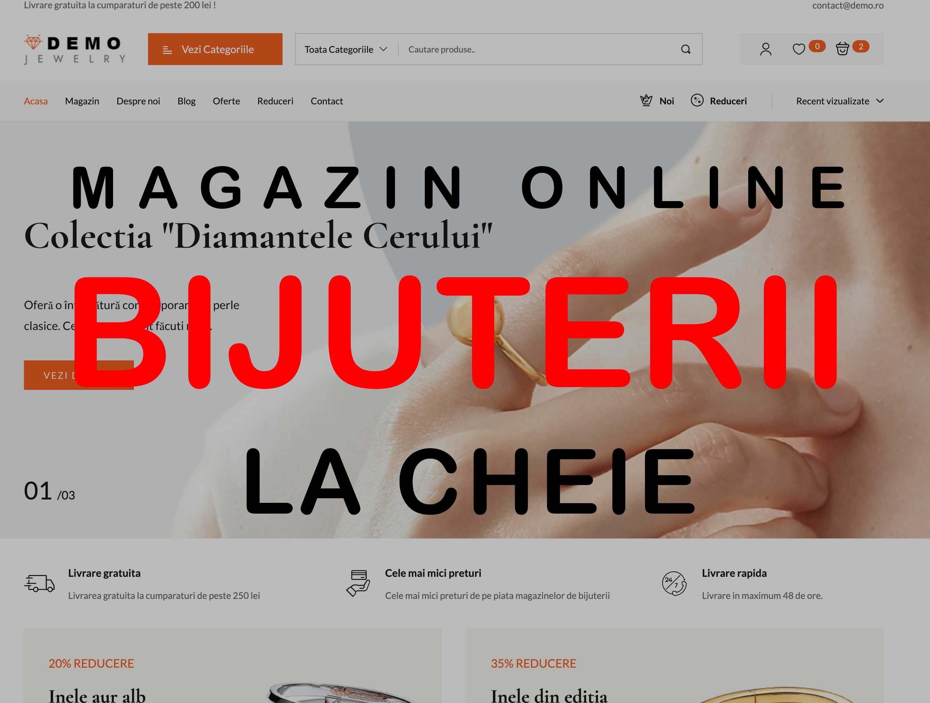 Magazin Online de Bijuterii, Gata de Lansare!