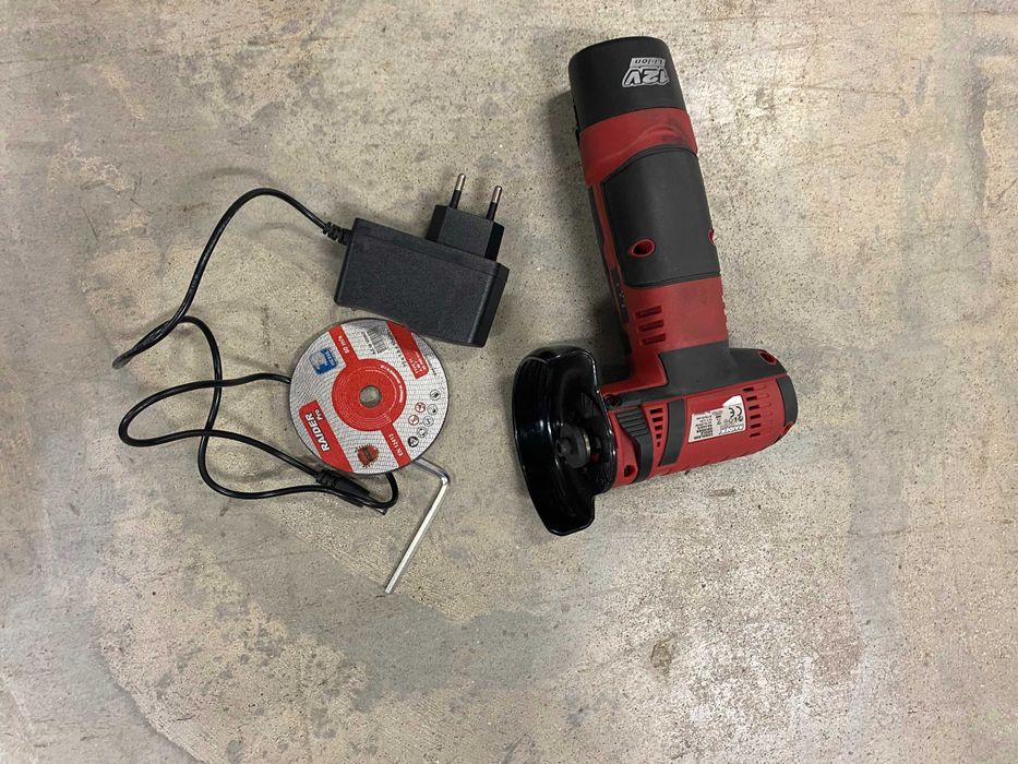 Ъглошлайф акум. 12V 1х2Ah 75x10mm/Бормашина акум. 12V 2-ск. 1.5Ah 24Nm