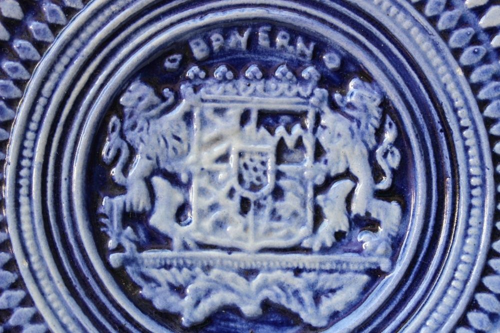 Farfurie portelan de colectie VINTAGE - BAVARIA, Cobalt BLUE