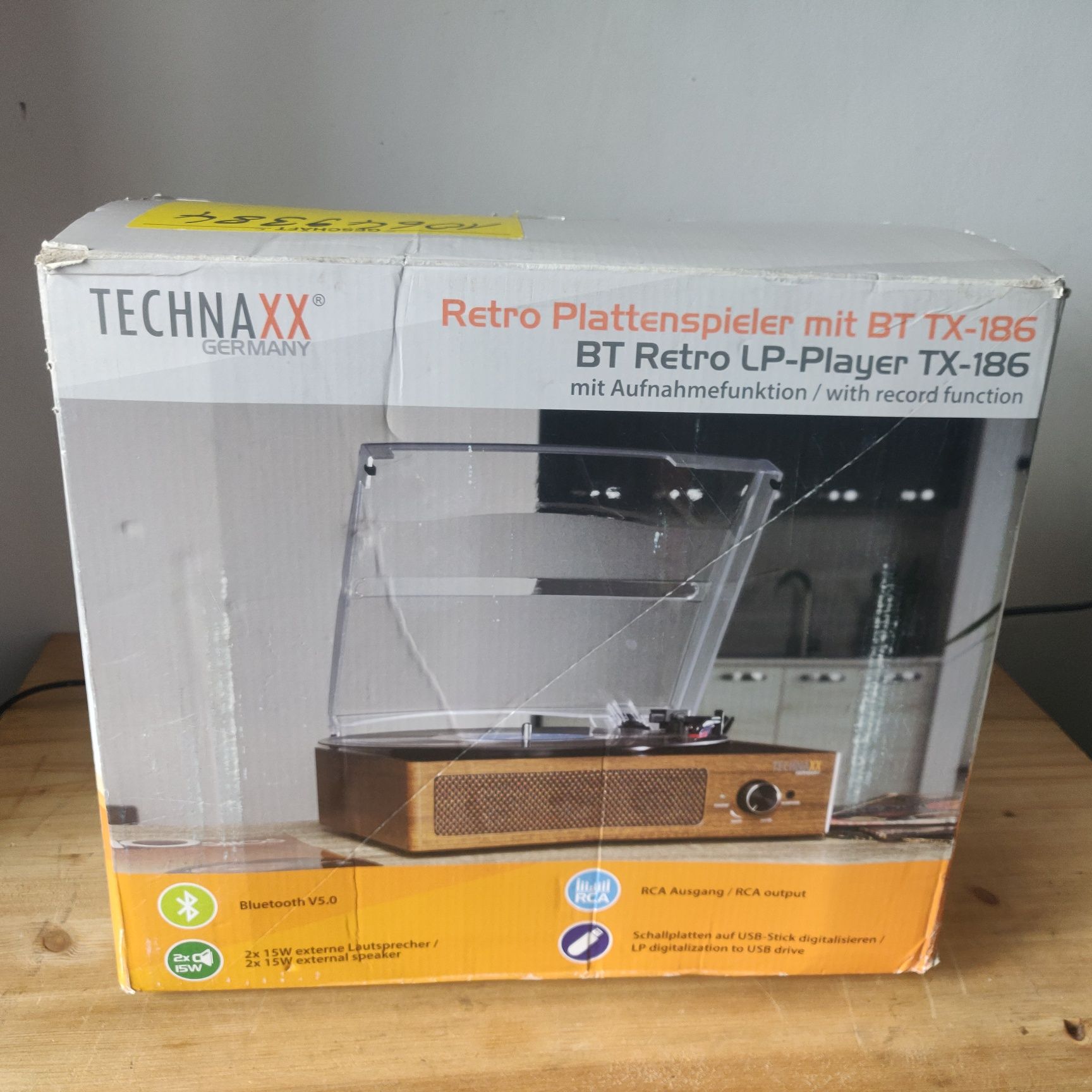 Pick up/amplificator/boxe/bluetooth/Technaxx-BT-LP TX-186