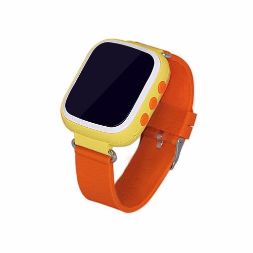Ceas Smartwatch cu GPS Copii iUni Kid90, BLE, Orange + Boxa Cadou