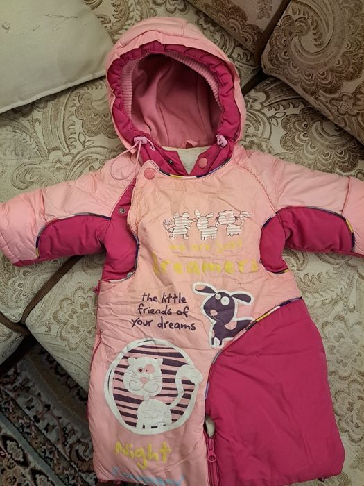 Комбинезон на новорождённого . Девочка, Ростовка 74