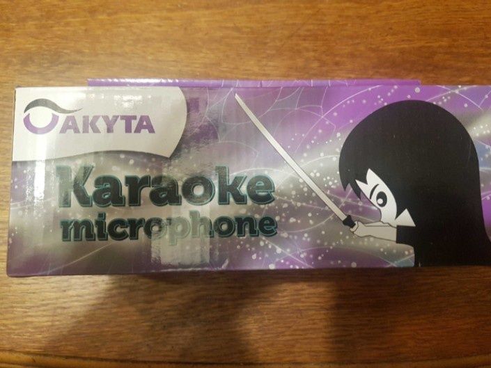 Microfon Karaoke Akyta,cu jack mic.,nou