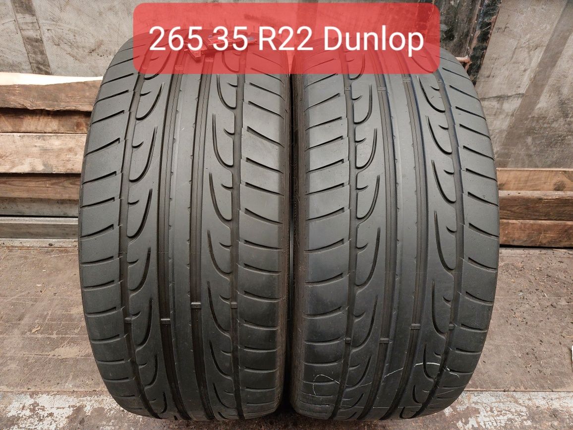 2 anvelope 265/35 R22 Dunlop