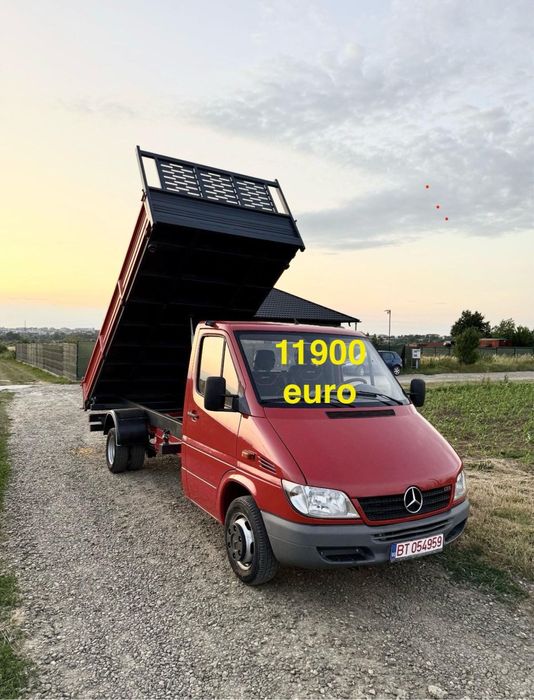 Mercedes Sprinter 413 basculabil pe 3 parti bena lunga 4.40 LT46 416