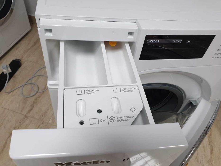 Miele 9кг 1600rpm Wi-Fi TwinDos Пералня Миеле 12м Гаранция