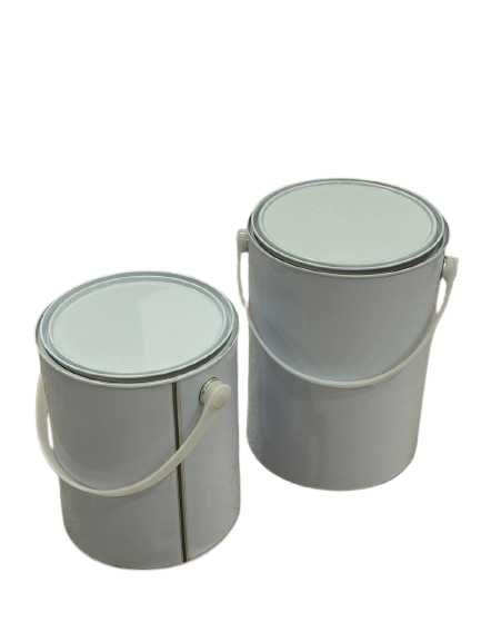 Металические банки и ведра для масла и краски