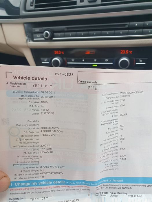 Vând bmw 520 ,automat