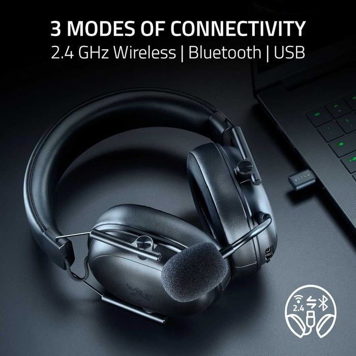 Razer BlackShark V3 X HyperSpeed Безжични слушалки, ултра леки 270 гр