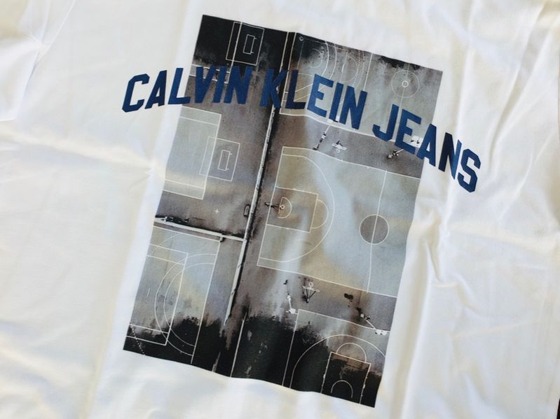 ПРОМО Calvin Klein XL и XXL -Оригинална мъжка бяла тениска