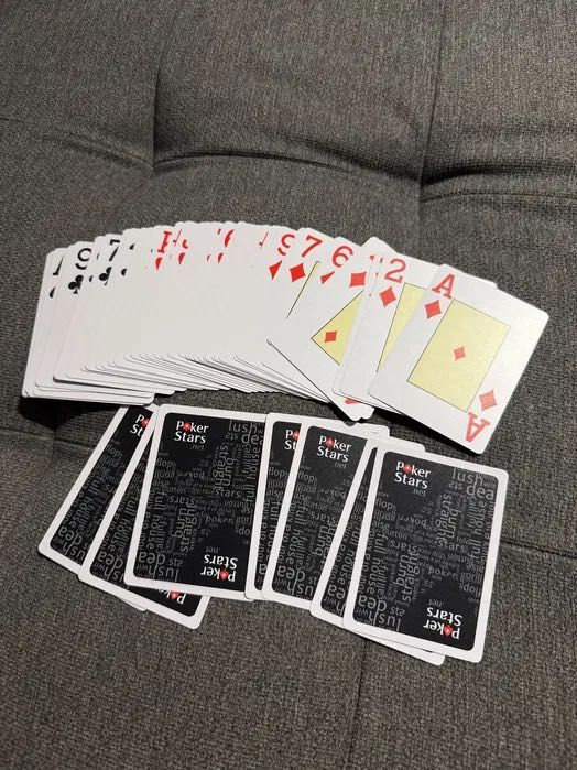 Чисто нови 100% пластмасови карти за игра PokerStars