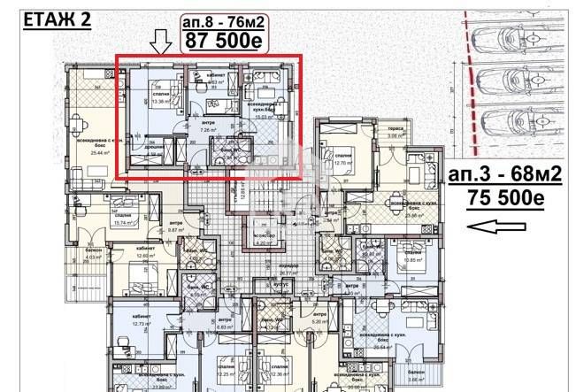 Продава се Тристаен апартамент в Варна, Владислав Варненчик - 75 кв.м за 1174 €/кв.м - Снимка #10