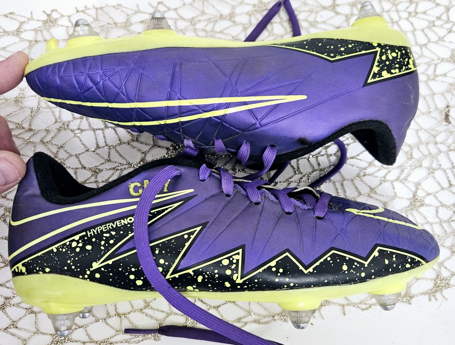 Adidas Nike Mercurial Hypervenom originali 35 ghete fotbal crampoane