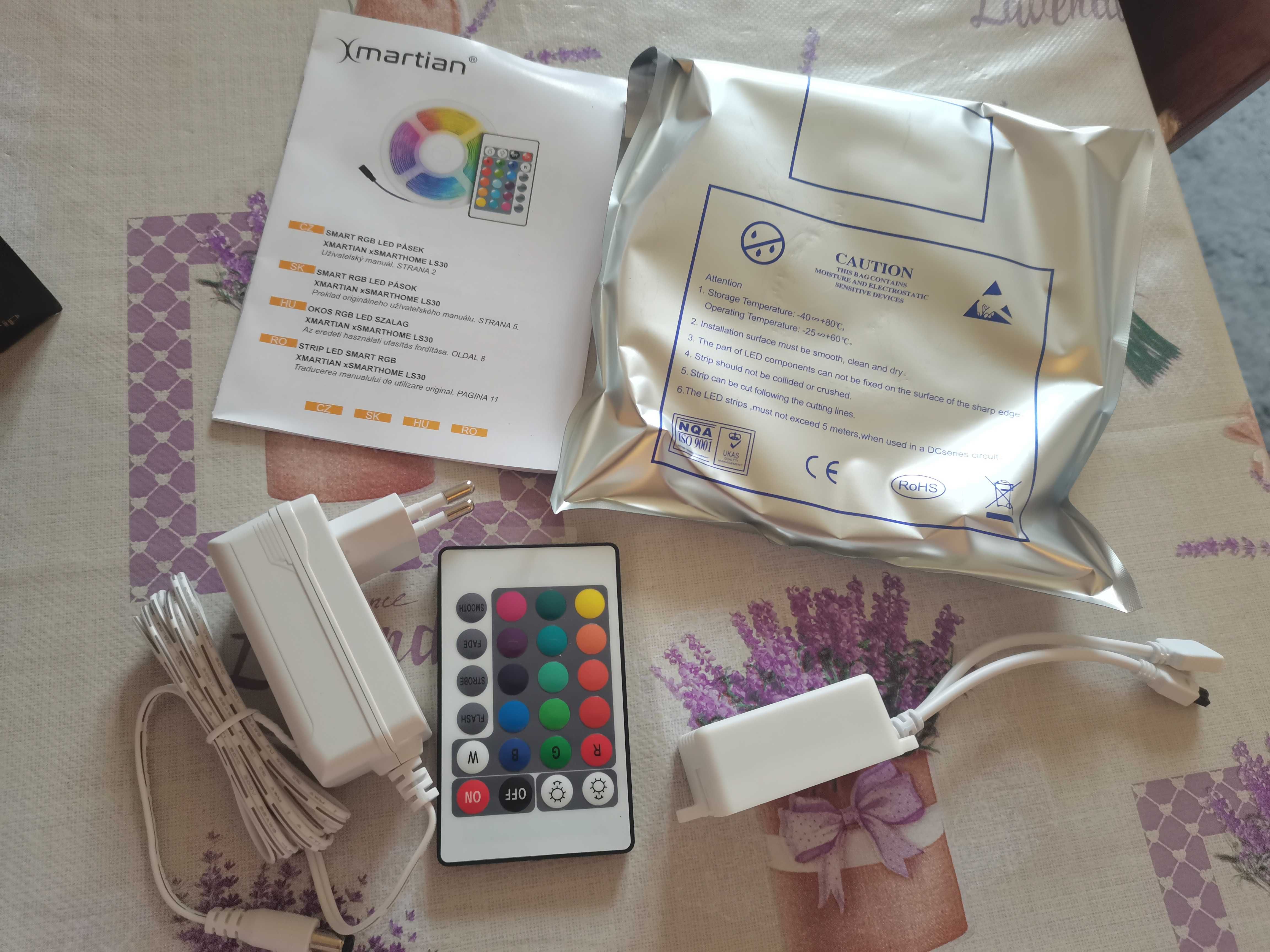 Banda led prin wi-fi si telecomanda
