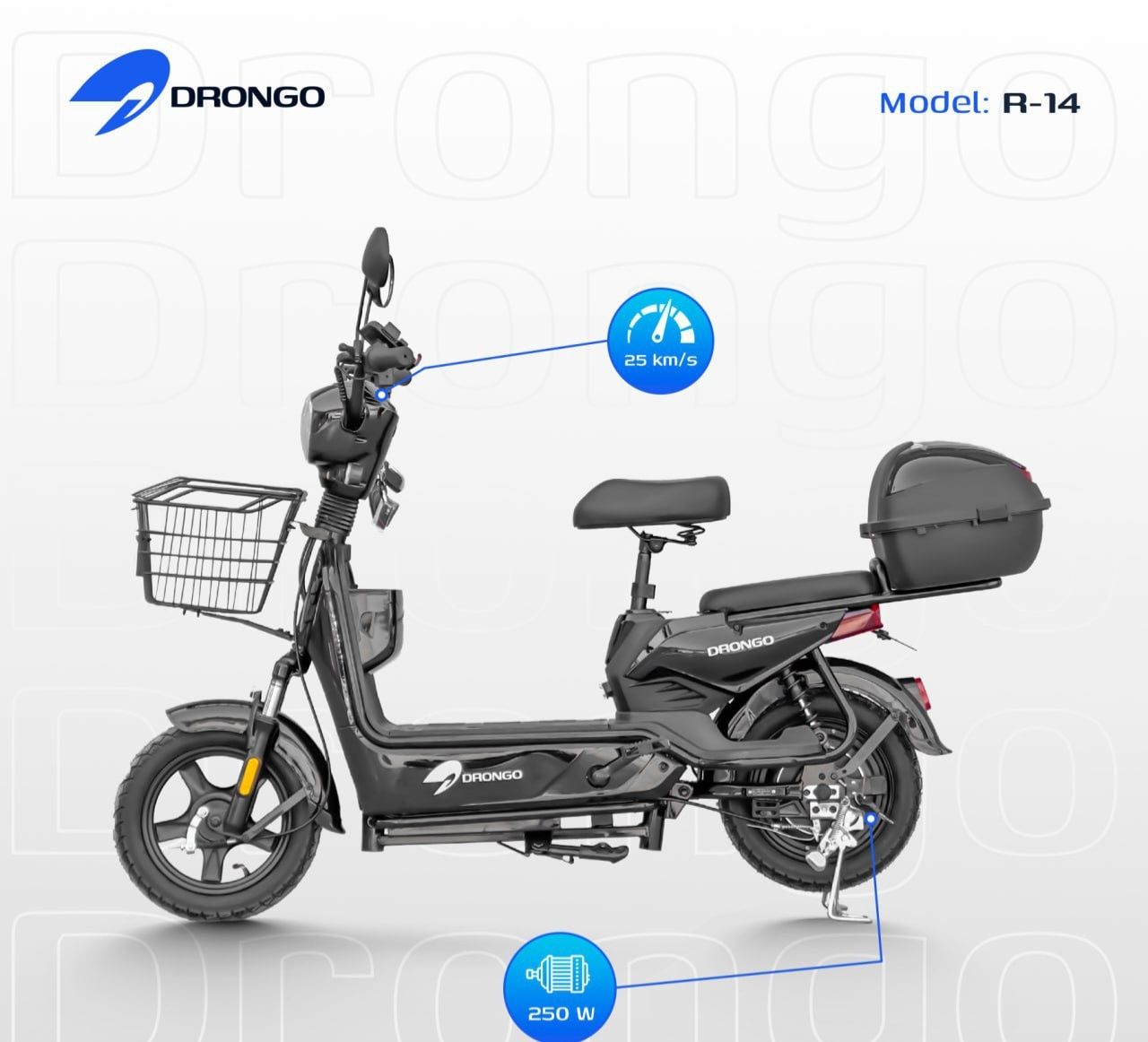 Elektroskuter DRONGO 250W.