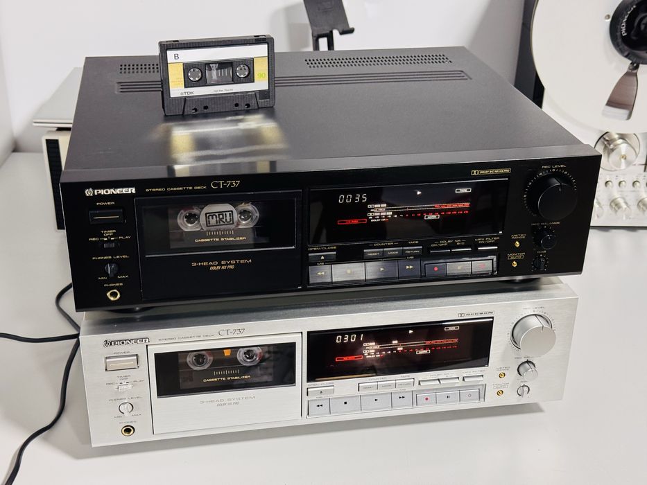 Deck de colecție PIONEER CT-737, 3 HEAD,Bias,Japan,servisat-ca Nou !