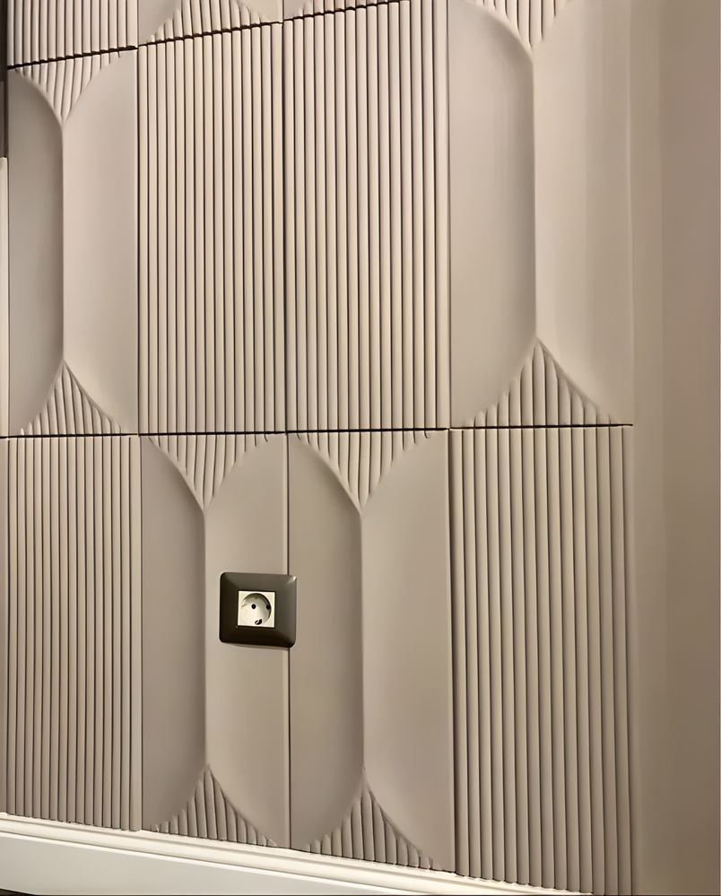 3d panel modern ribbed гипсовые 3д панели 3dpanel decor