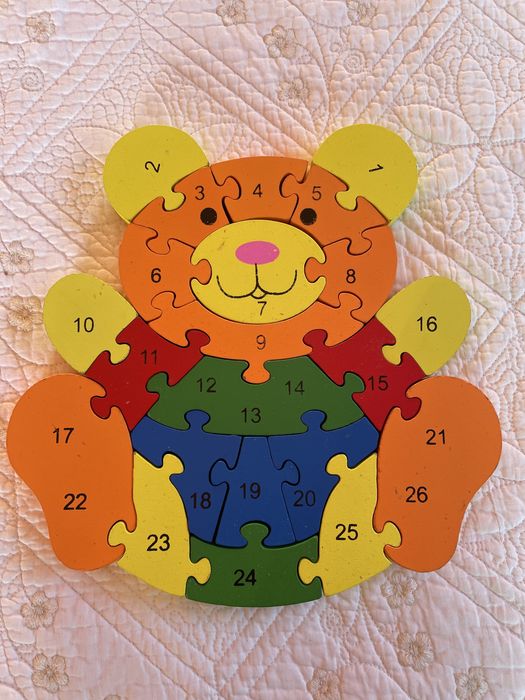 Дървен пъзел Монтесори