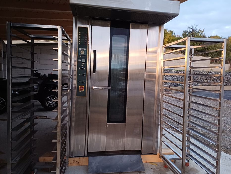 Cuptor NOU panificație / brutărie rotativ 16 tavi electric