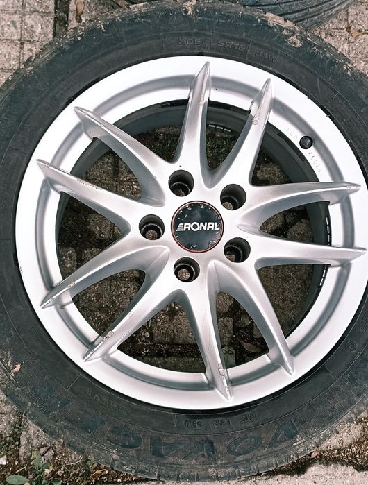 Продавам 4 броя лети джанти RONAL R46M 17" 5x112 7.0J ET49 76,0 Silver