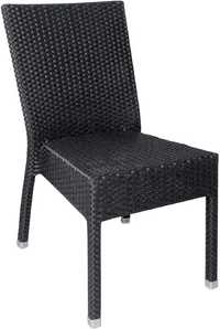 Столове за закрито и открито 860X500X600 мм цвят въглен