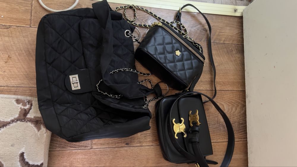 Сумки черные стильные