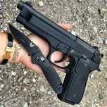 Pistol Airsoft FullMetal Modificat 4j Co2 AerComprimat SemiAuto
