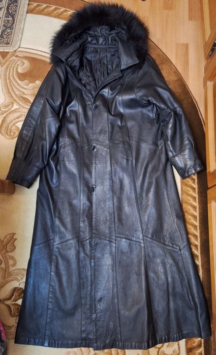 Haina de piele lunga