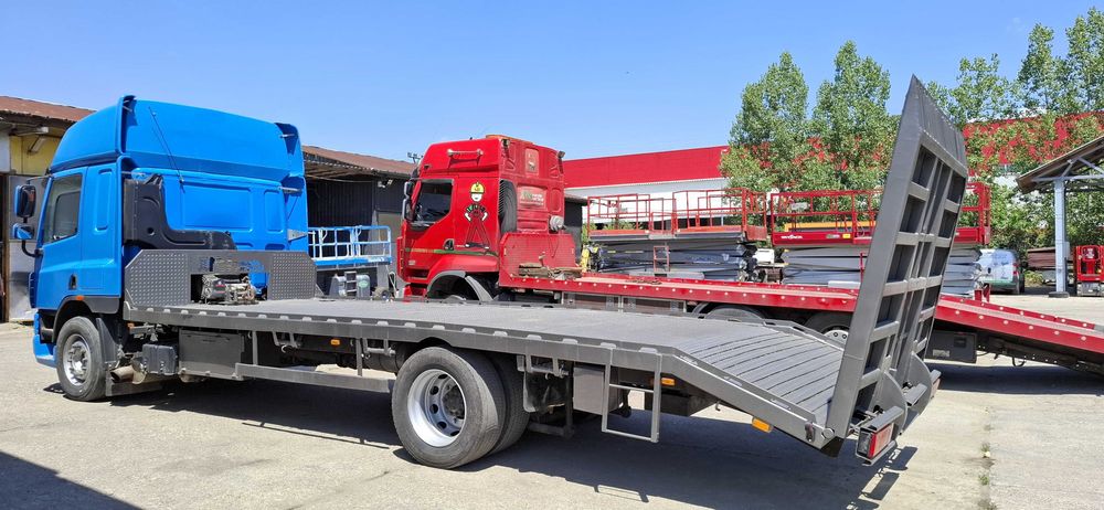 Daf CF75,435.000 km,an 2007, AUTOPLATFORMA cu rampa de incarcare
